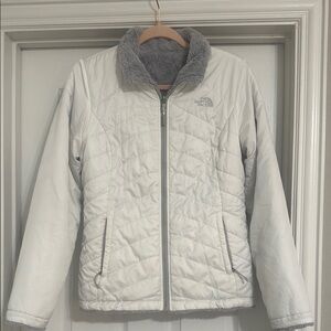 Women's White The North Face Coat